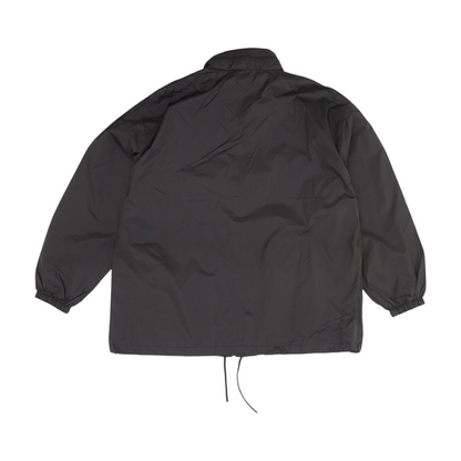 Black Solid Rain Jacket