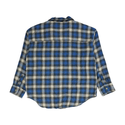 Blue Check Flannel Button Down