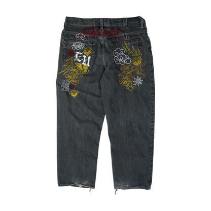 Black Regular Jeans