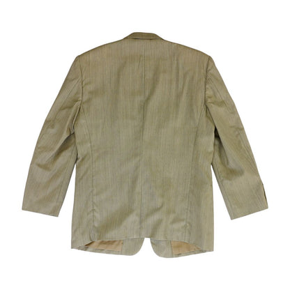 Vintage Beige Solid Sport Coat