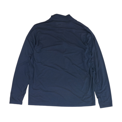 Navy Solid 1/4 Zip Pullover