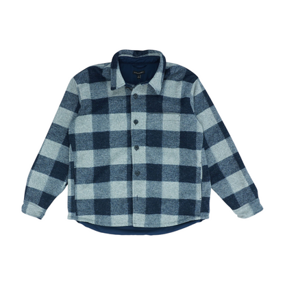 Navy Check Jacket