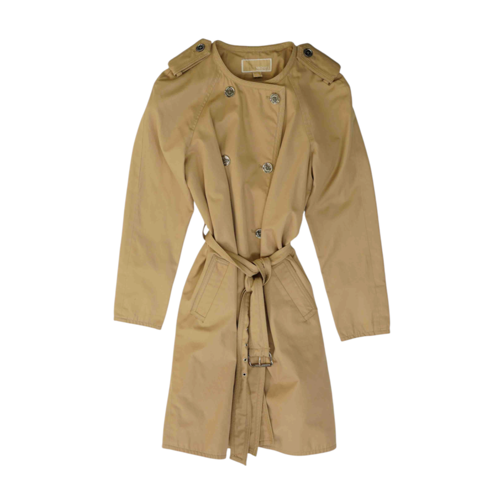 Beige Solid Coat
