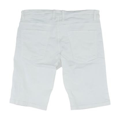 White Denim Shorts