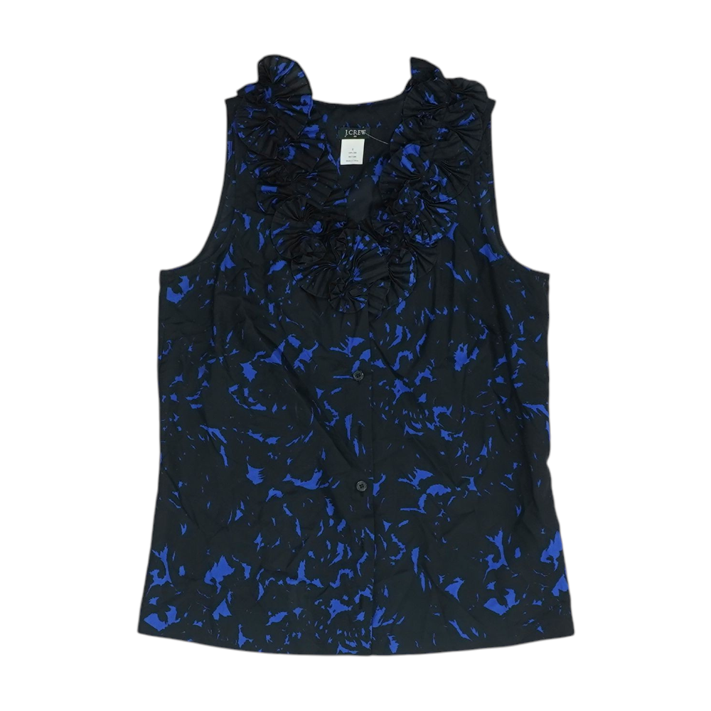 Black Abstract Button Down