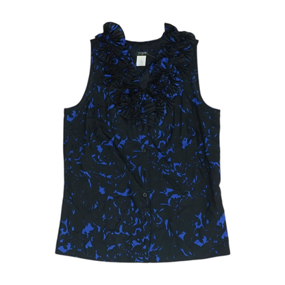 Black Abstract Button Down