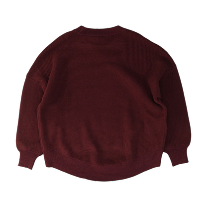 Burgundy Pullover Sweater