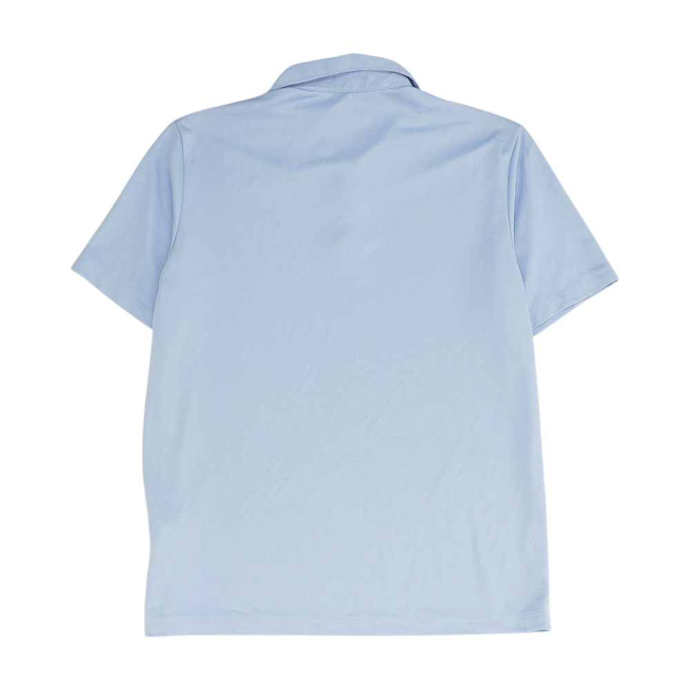 Purple Solid Short Sleeve Polo