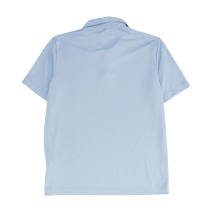 Purple Solid Short Sleeve Polo
