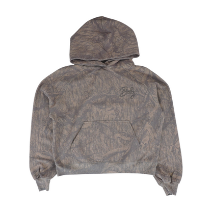 Brown Camo Hoodie Pullover