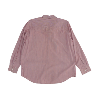 Red Striped Long Sleeve Button Down