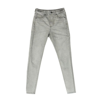 Gray High Rise Skinny Leg Jeans