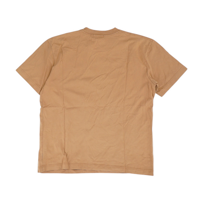 Tan Solid T-Shirt