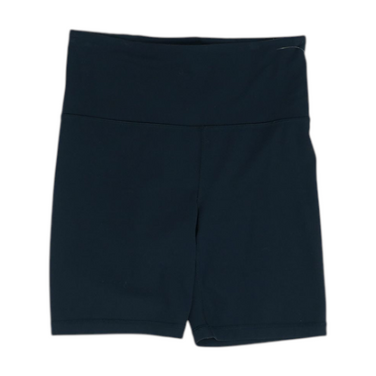 Black Solid Active Shorts