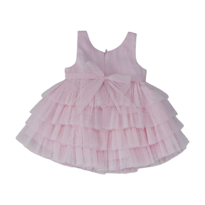 Pink Solid Dress