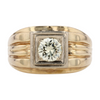 14K Two-Tone Gold Diamond Fashion Ring