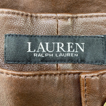 Brown Leather Pants