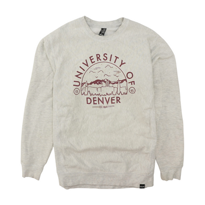 Gray Solid Sweatshirt Pullover