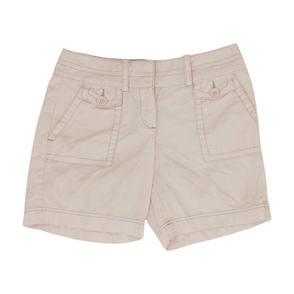 Pink Solid Chino Shorts