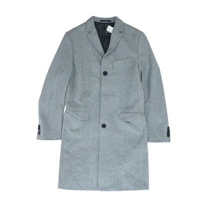 Gray Short Solid Coat