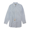 White Check Long Sleeve Button Down