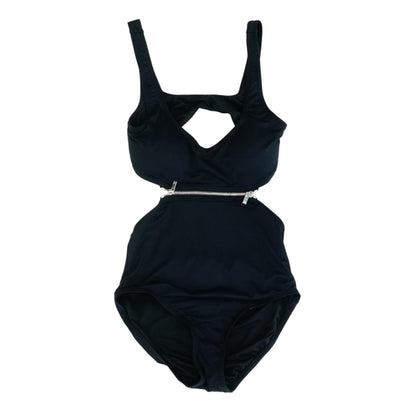 Black Solid One-Piece