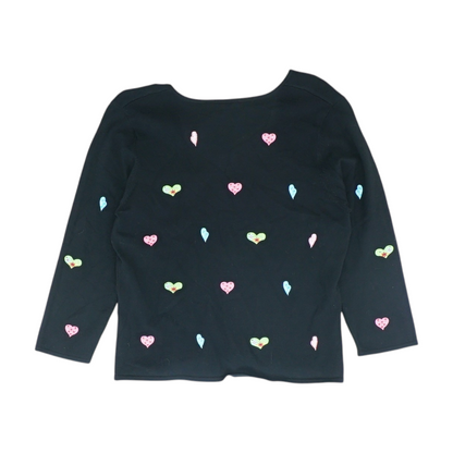 Black Hearts Blouse