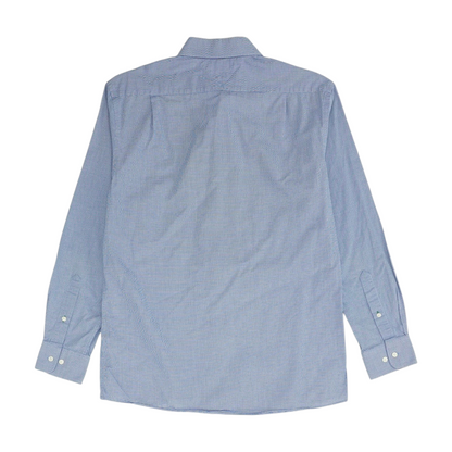 Blue Check Long Sleeve Button Down