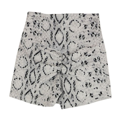 White Misc Active Shorts