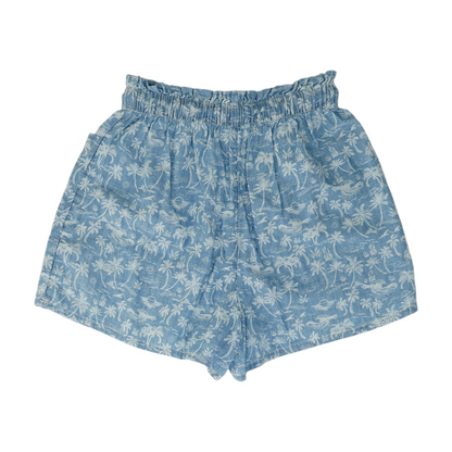 Blue Tropical Chino Shorts