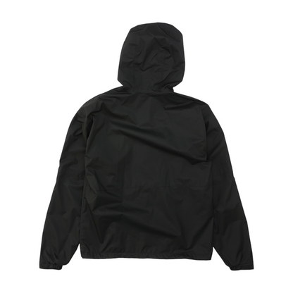 Black Solid Rain Jacket