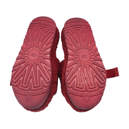 Red Wedged Sandals