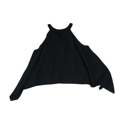 Black Solid Sleeveless Blouse