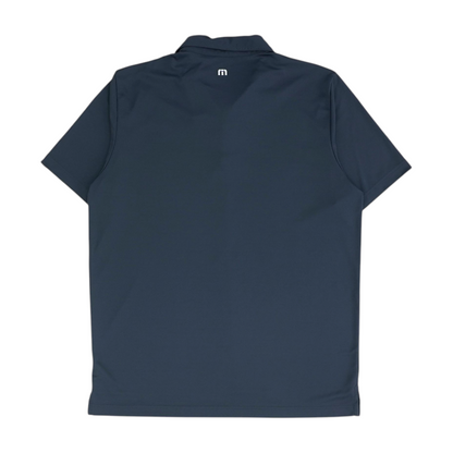 Navy Solid Short Sleeve Polo