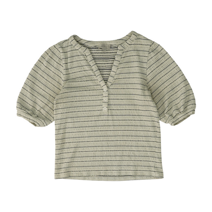 White Striped Blouse