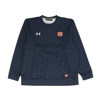 Blue Auburn Tigers Striped Sweatshirt Pullover