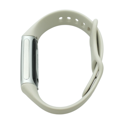 20mm Charge 6 Silver Activity Tracker Gray Band M/L