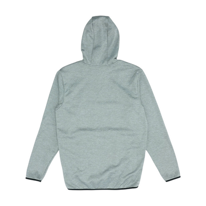 Gray Solid Hoodie Pullover