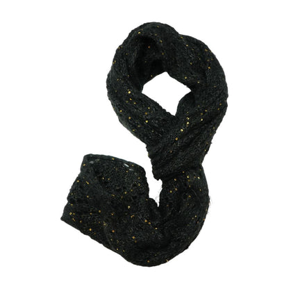 Black Acrylic Scarf