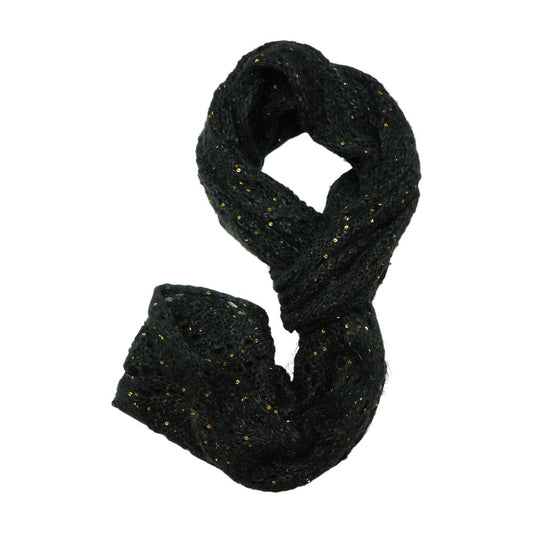 Black Acrylic Scarf