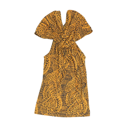 Yellow Abstract Blouse