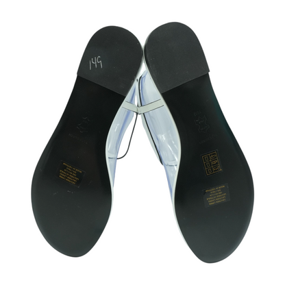 White Flat Sandals