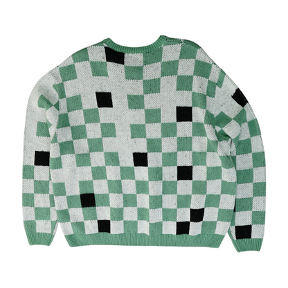 Multi Check Pullover Sweater
