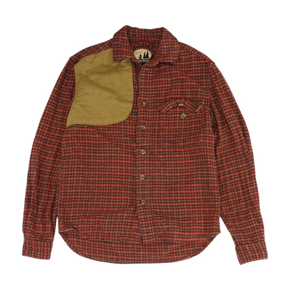 Red Plaid Flannel Button Down