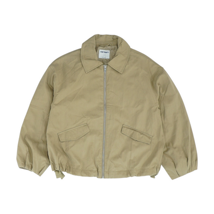 Beige Solid Jacket