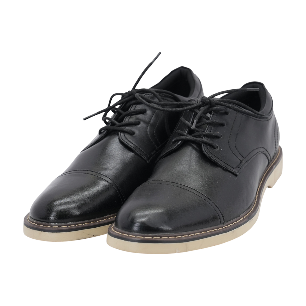 Black Lace-Up Dress Shoes