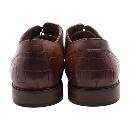 Brown Lace-Up Dress Shoes