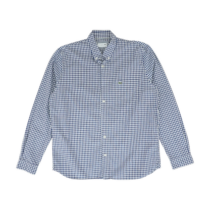Blue Check Long Sleeve Button Down