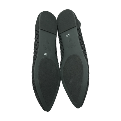 Black Slip-On Flats