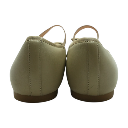 Beige Slip-On Flats